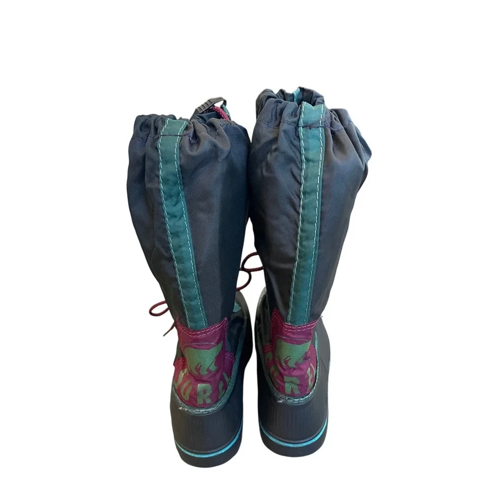 Sorel 1964 Pac Nylon Winter Boots Womens Size 6 Waterproof Snow Insulated Rubber